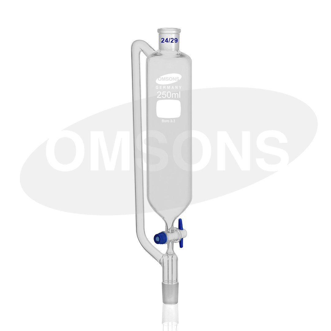 Pressure Equalising Funnel with PTFE Stopcock and 